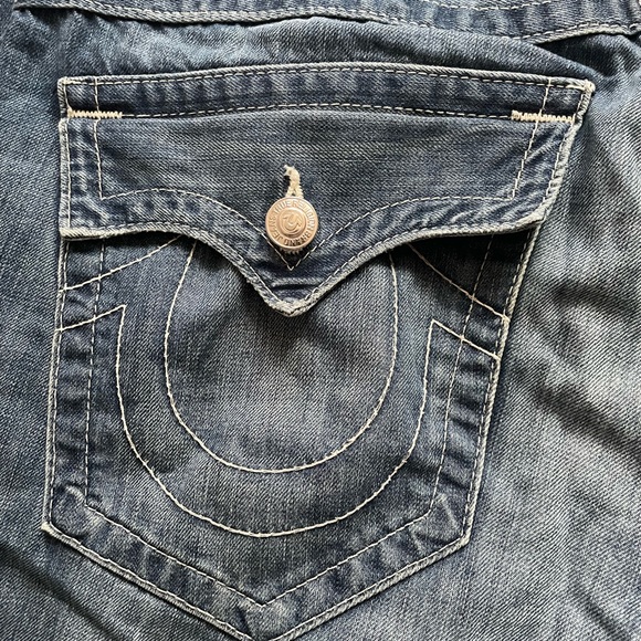 RARE VINTAGE TRUE RELIGION JEANS RICKY SIZE 34 - Picture 4 of 7